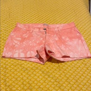 Pink Tie-dye Shorts